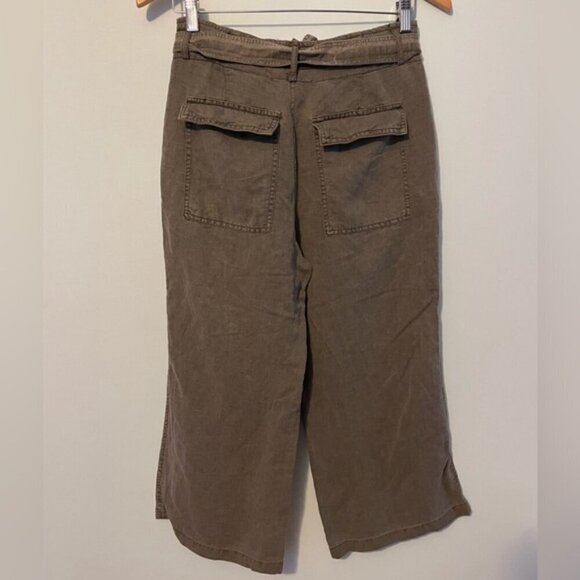 C&C California Linen Blend Pants Size 2 - Picture 4 of 6